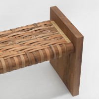 <a href="https://www.galeriegosserez.com/artistes/maerl.html"> Maërl</a> - Sépia - Banc (Noyer)